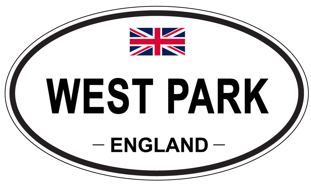 WEST PARK, England - Oval Magnet