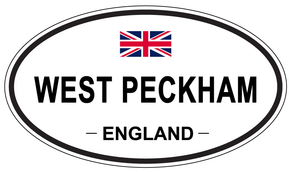 WEST PECKHAM, England - Oval Magnet