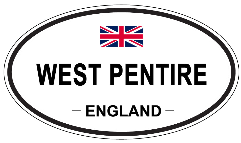 WEST PENTIRE, England - Oval Magnet