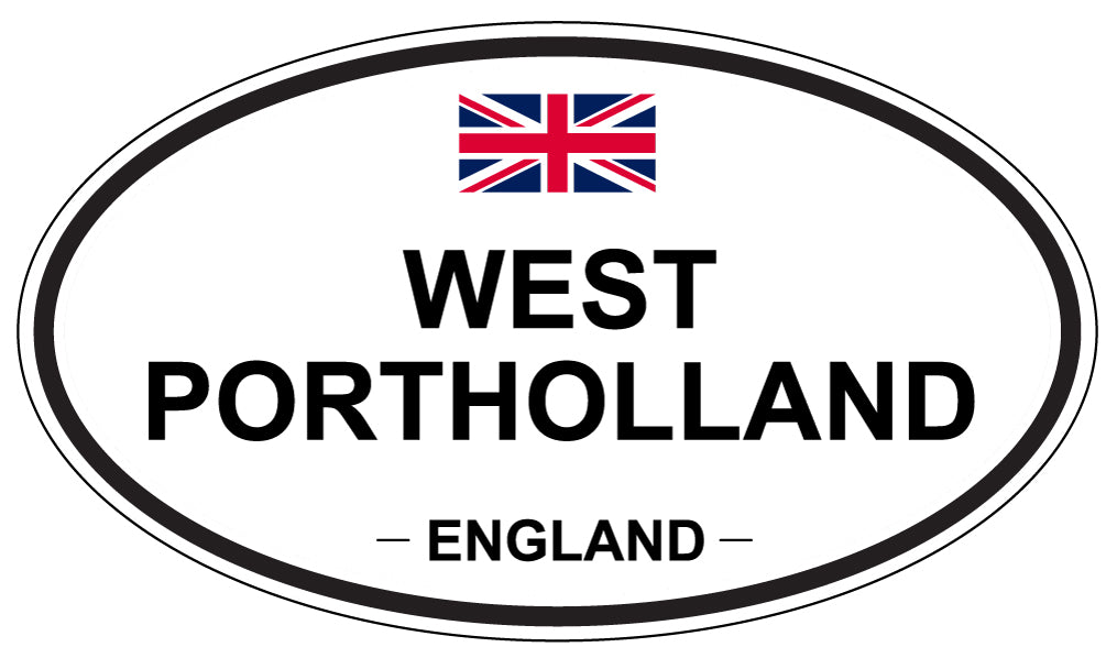 WEST PORTHOLLAND, England - Oval Magnet