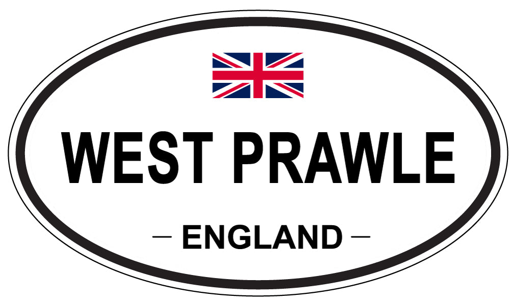 WEST PRAWLE, ENGLAND - Oval Sticker
