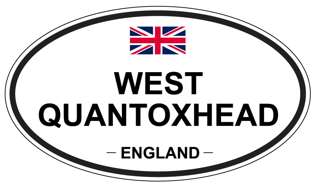 WEST QUANTOXHEAD, ENGLAND - Oval Sticker
