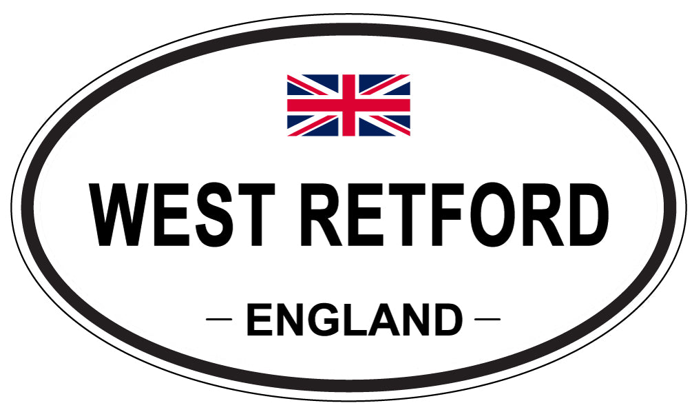 WEST RETFORD, ENGLAND - Oval Sticker