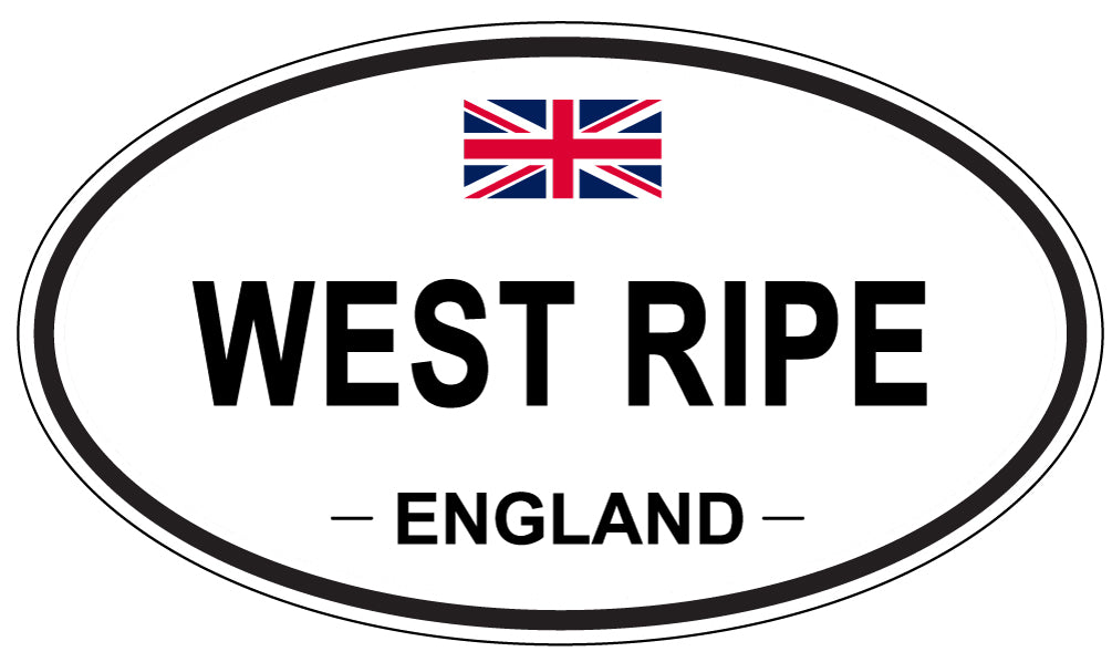 WEST RIPE, ENGLAND - Oval Sticker