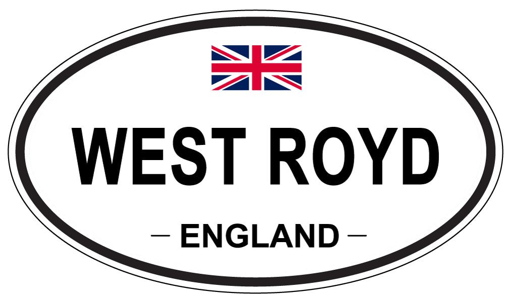 WEST ROYD, England - Oval Magnet