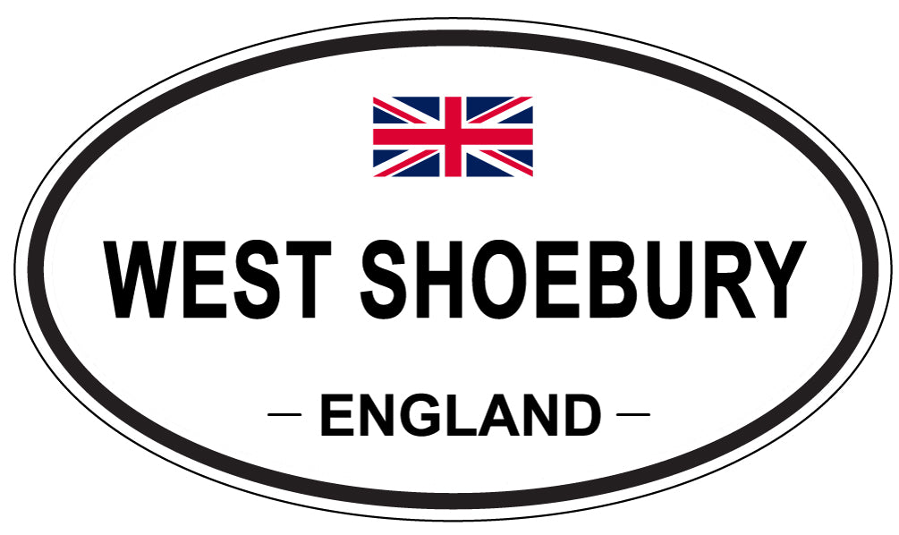 WEST SHOEBURY, England - Oval Magnet