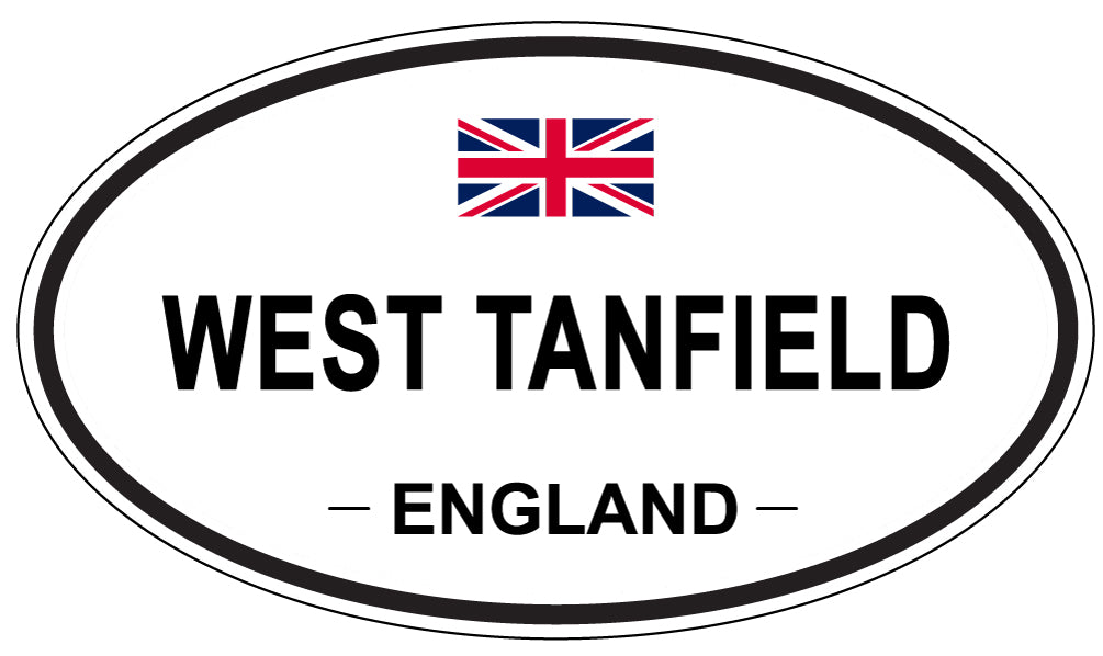 WEST TANFIELD, England - Oval Magnet