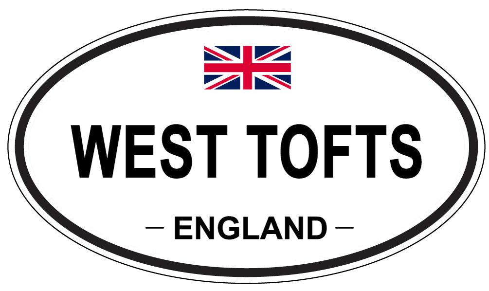 WEST TOFTS, England - Oval Magnet