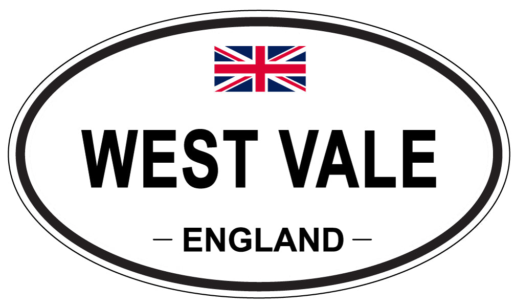 WEST VALE, England - Oval Magnet