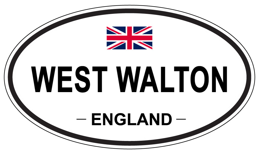 WEST WALTON, England - Oval Magnet