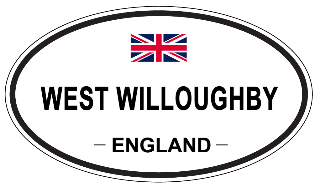 WEST WILLOUGHBY, England - Oval Magnet