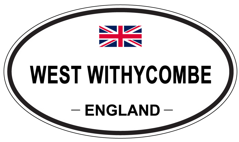 WEST WITHYCOMBE, ENGLAND - Oval Sticker