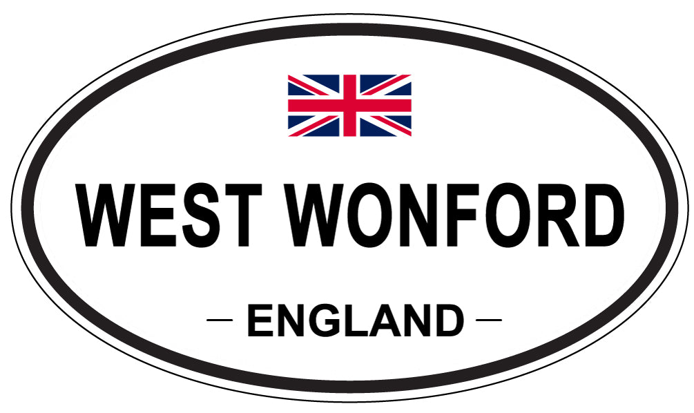 WEST WONFORD, England - Oval Magnet