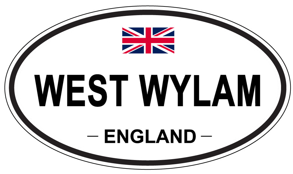 WEST WYLAM, England - Oval Magnet