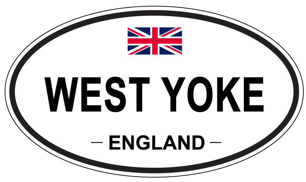 WEST YOKE, England - Oval Magnet