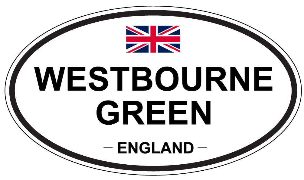WESTBOURNE GREEN, ENGLAND - Oval Sticker