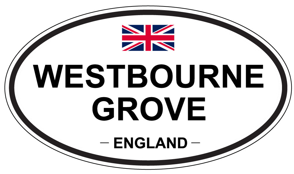 WESTBOURNE GROVE, ENGLAND - Oval Sticker