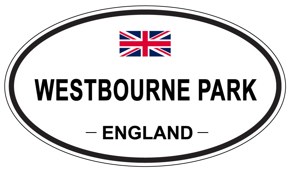 WESTBOURNE PARK, ENGLAND - Oval Sticker