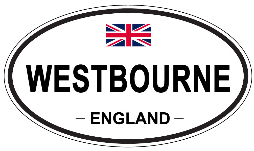 WESTBOURNE, ENGLAND - Oval Sticker