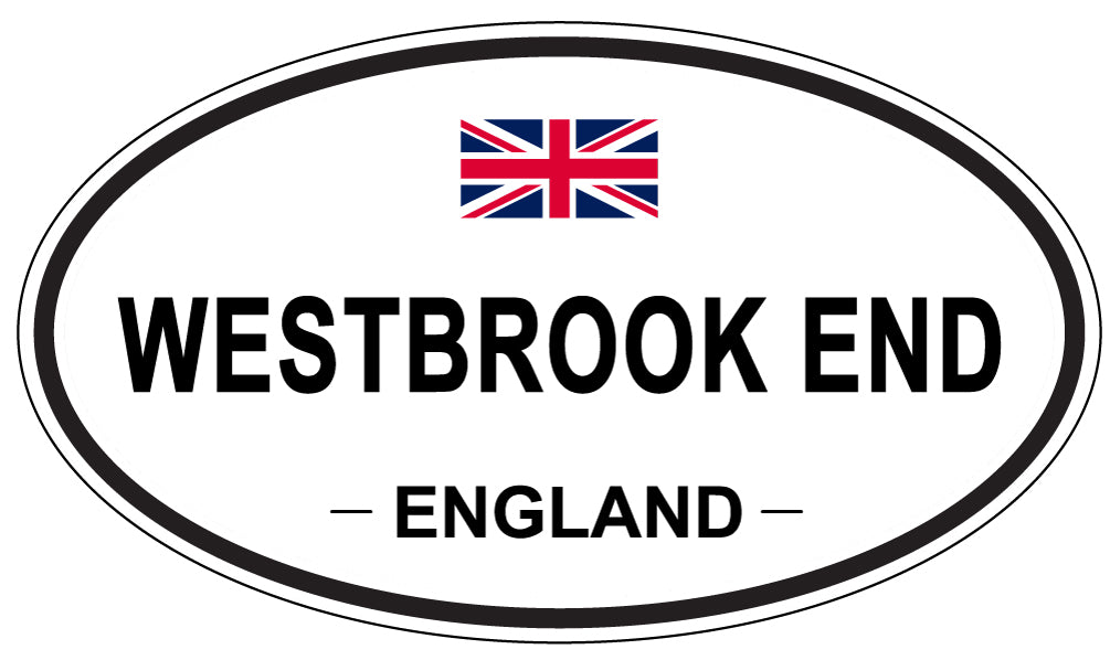 WESTBROOK END, England - Oval Magnet
