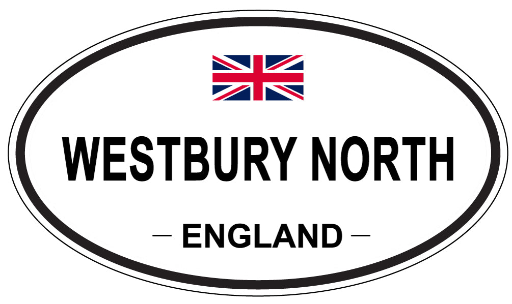 WESTBURY NORTH, England - Oval Magnet