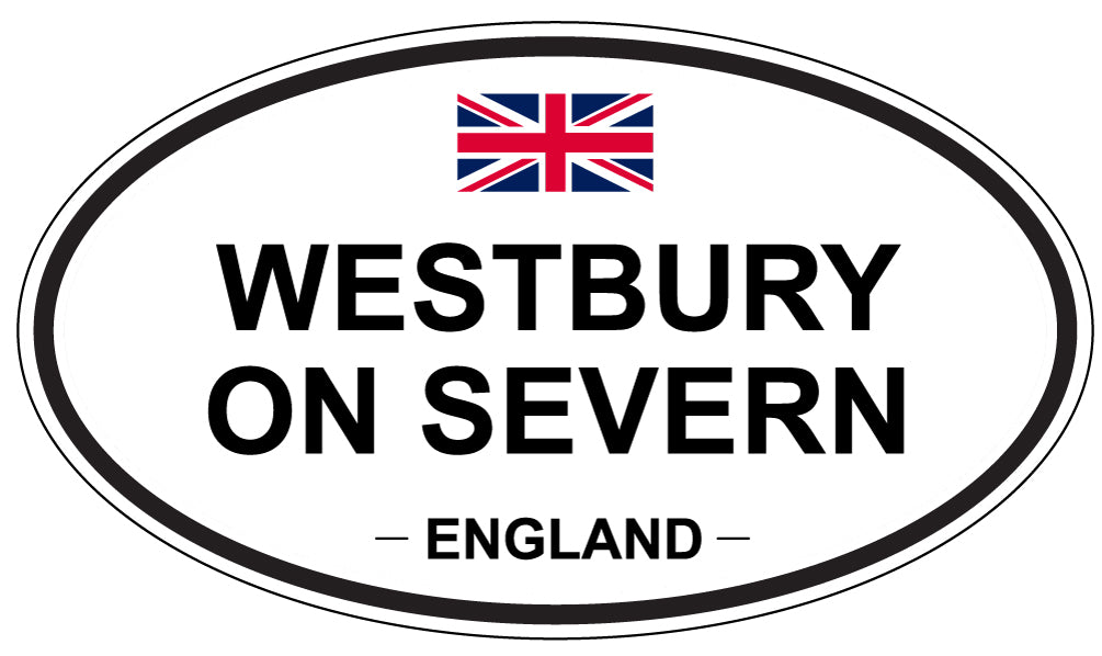 WESTBURY ON SEVERN, ENGLAND - Oval Sticker