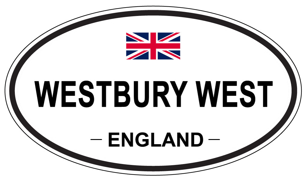 WESTBURY WEST, England - Oval Magnet