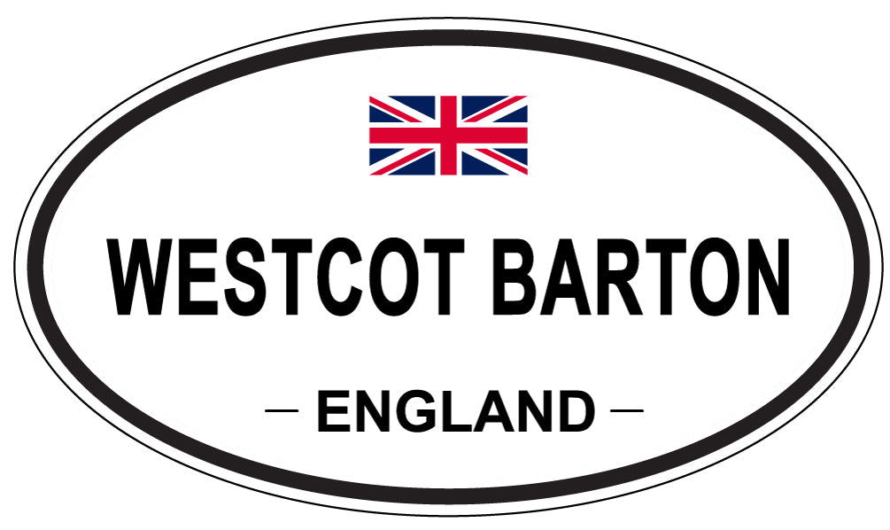 WESTCOT BARTON, England - Oval Magnet