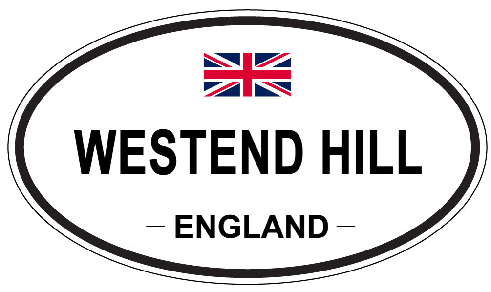 WESTEND HILL, England - Oval Magnet