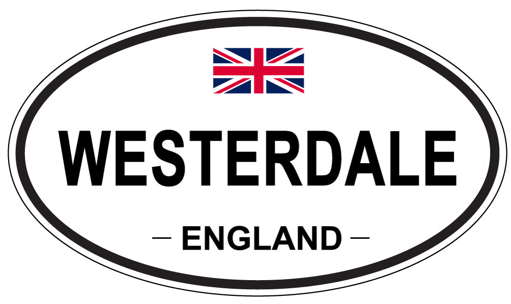 WESTERDALE, ENGLAND - Oval Sticker