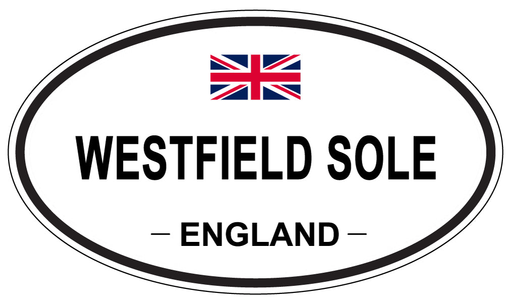 WESTFIELD SOLE, ENGLAND - Oval Sticker