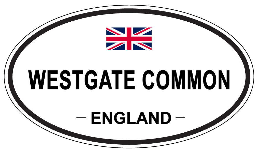 WESTGATE COMMON, England - Oval Magnet