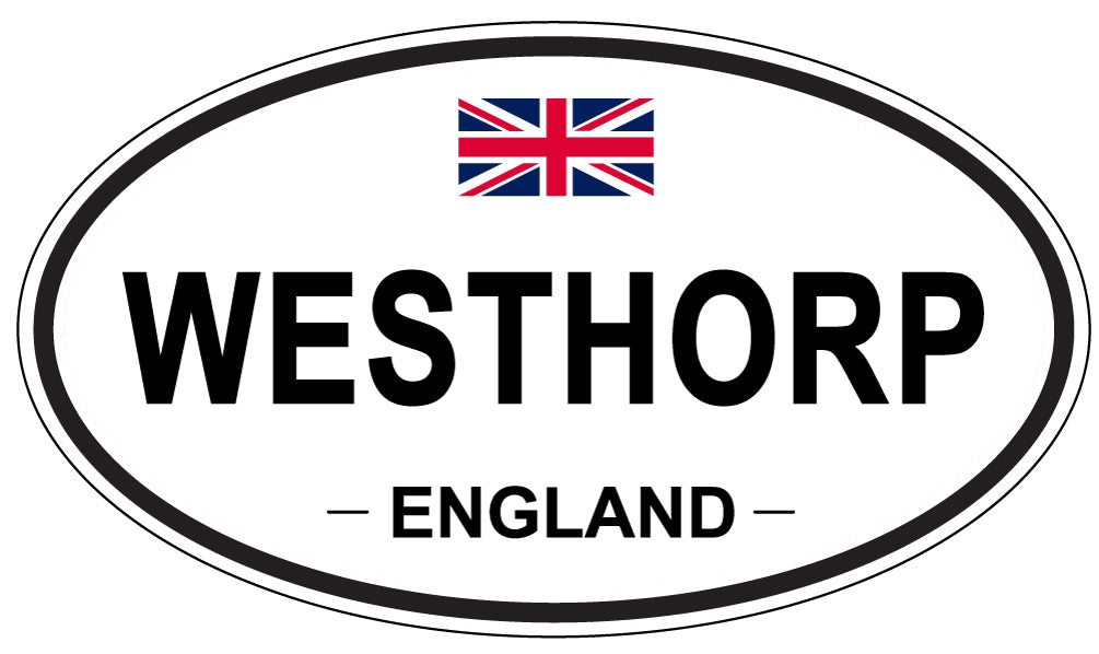 WESTHORP, ENGLAND - Oval Sticker