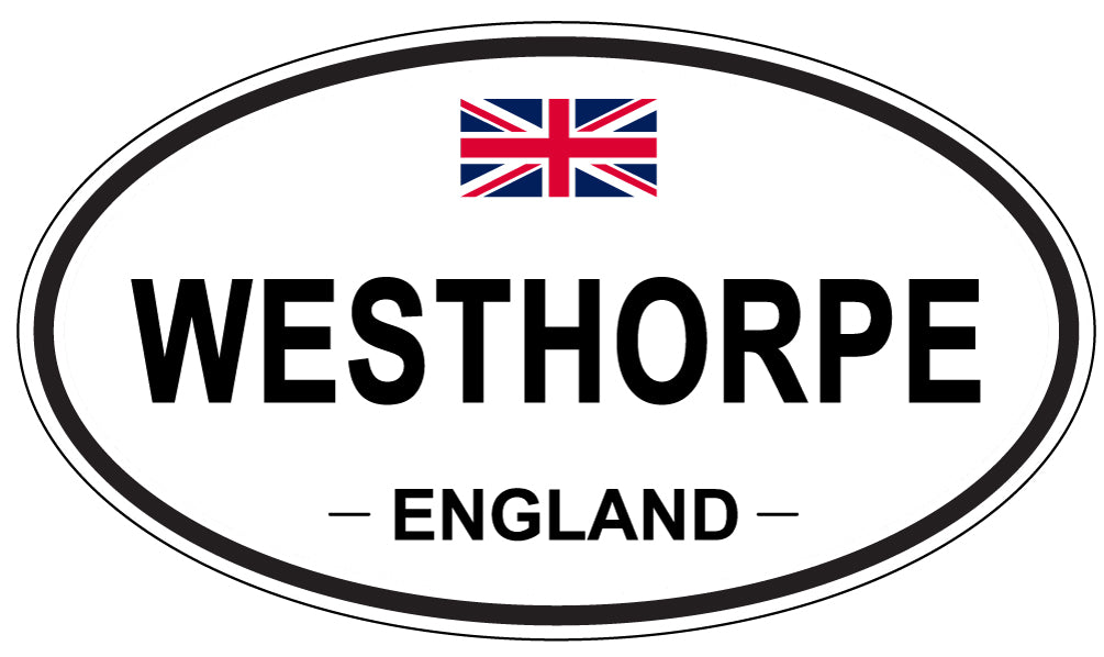 WESTHORPE, England - Oval Magnet