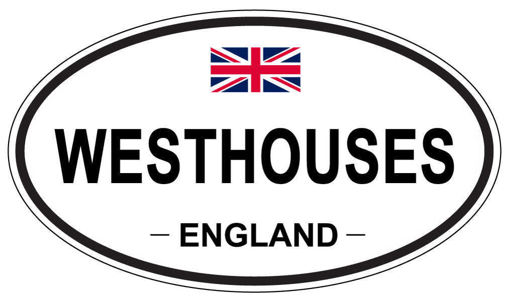WESTHOUSES, England - Oval Magnet