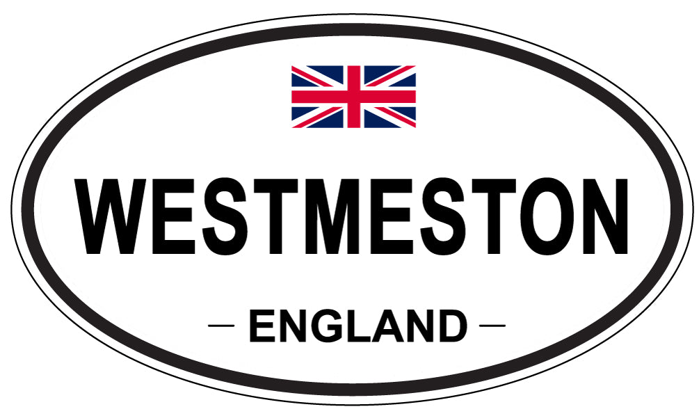 WESTMESTON, England - Oval Magnet