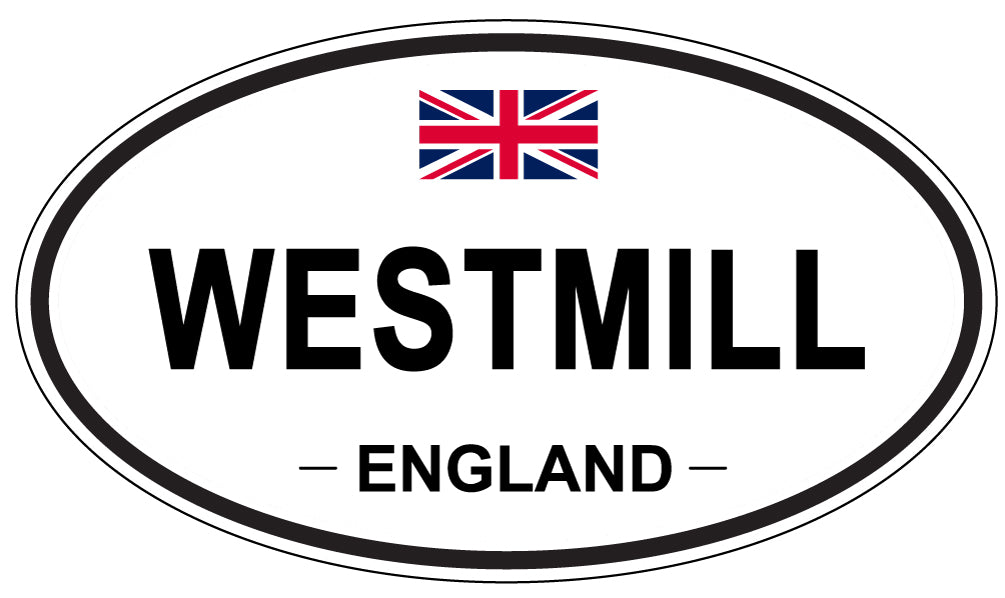 WESTMILL, England - Oval Magnet