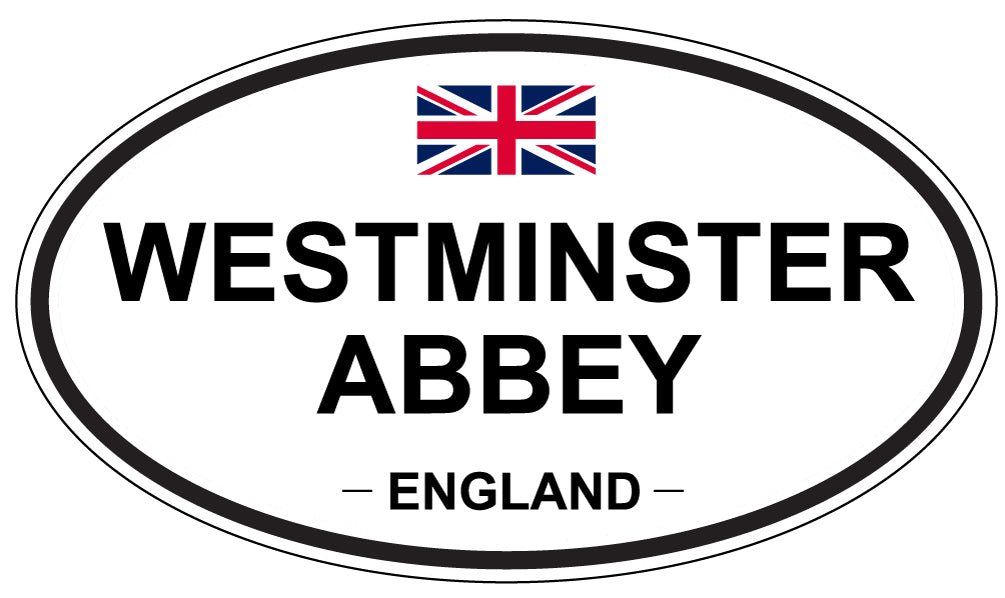 WESTMINSTER ABBEY, England - Oval Magnet