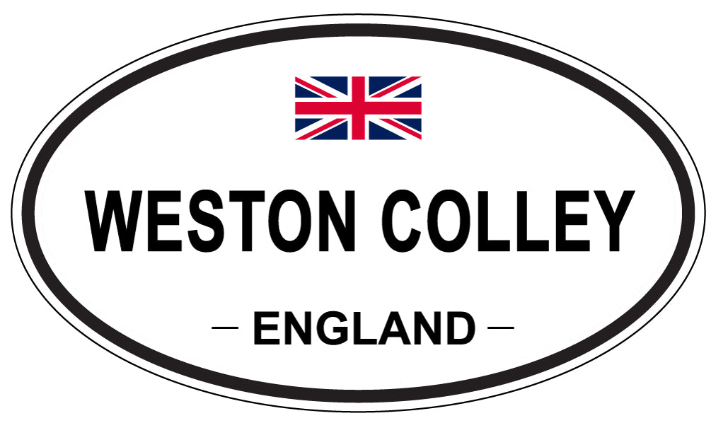WESTON COLLEY, England - Oval Magnet