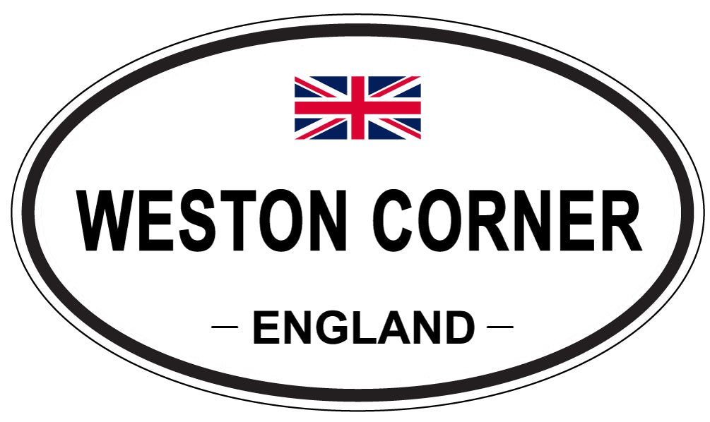 WESTON CORNER, England - Oval Magnet