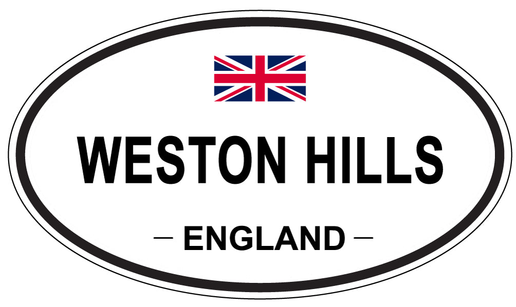 WESTON HILLS, England - Oval Magnet