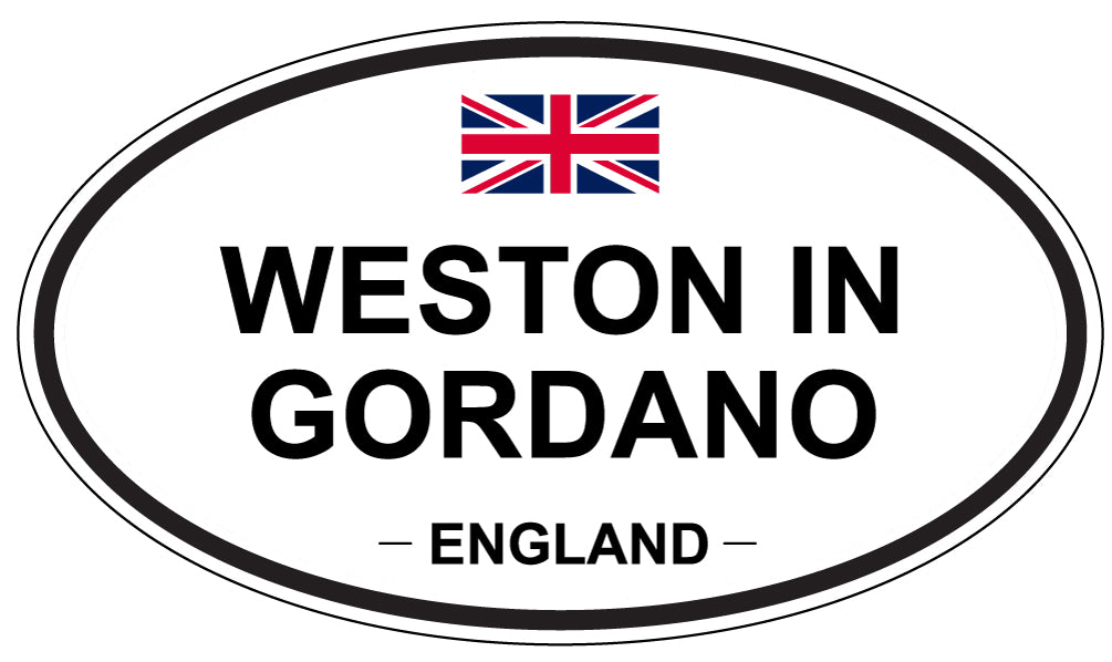 WESTON IN GORDANO, England - Oval Magnet