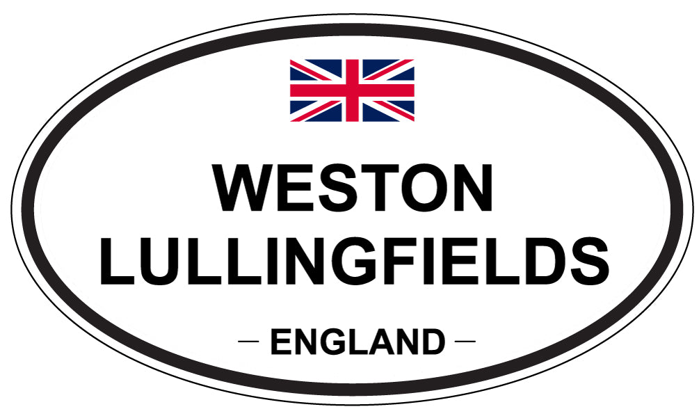 WESTON LULLINGFIELDS, England - Oval Magnet