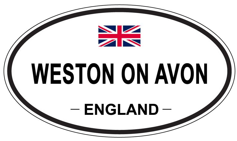 WESTON ON AVON, England - Oval Magnet