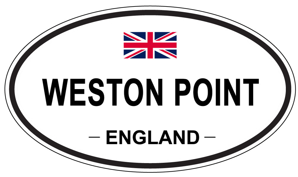 WESTON POINT, England - Oval Magnet