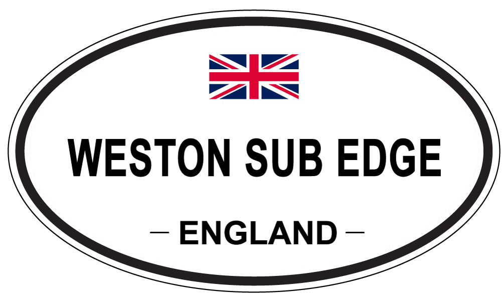 WESTON SUB EDGE, England - Oval Magnet