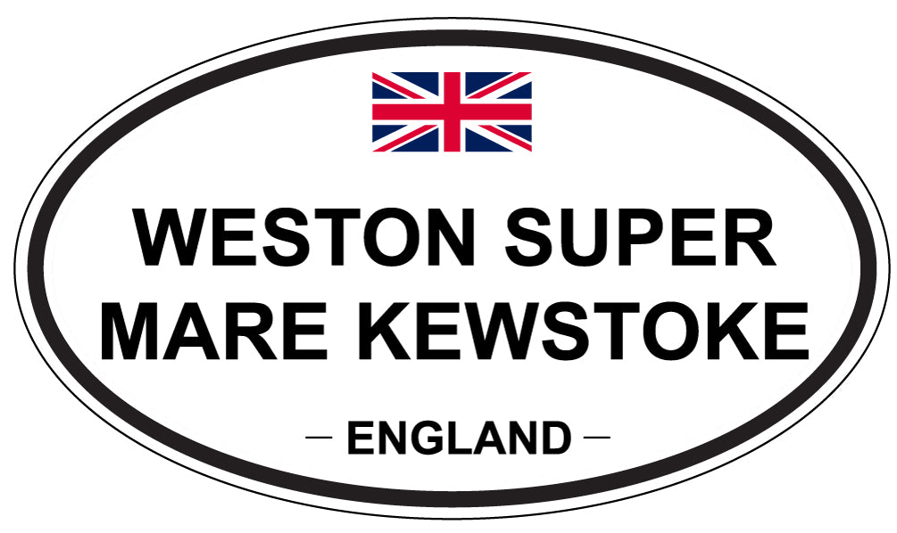 WESTON SUPER MARE KEWSTOKE, England - Oval Magnet