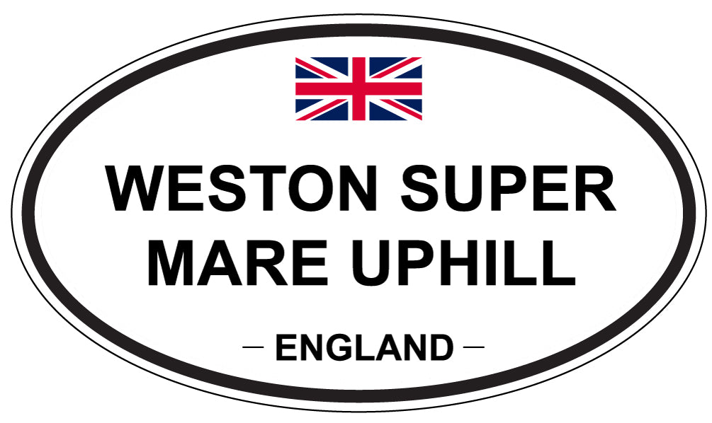 WESTON SUPER MARE UPHILL, England - Oval Magnet