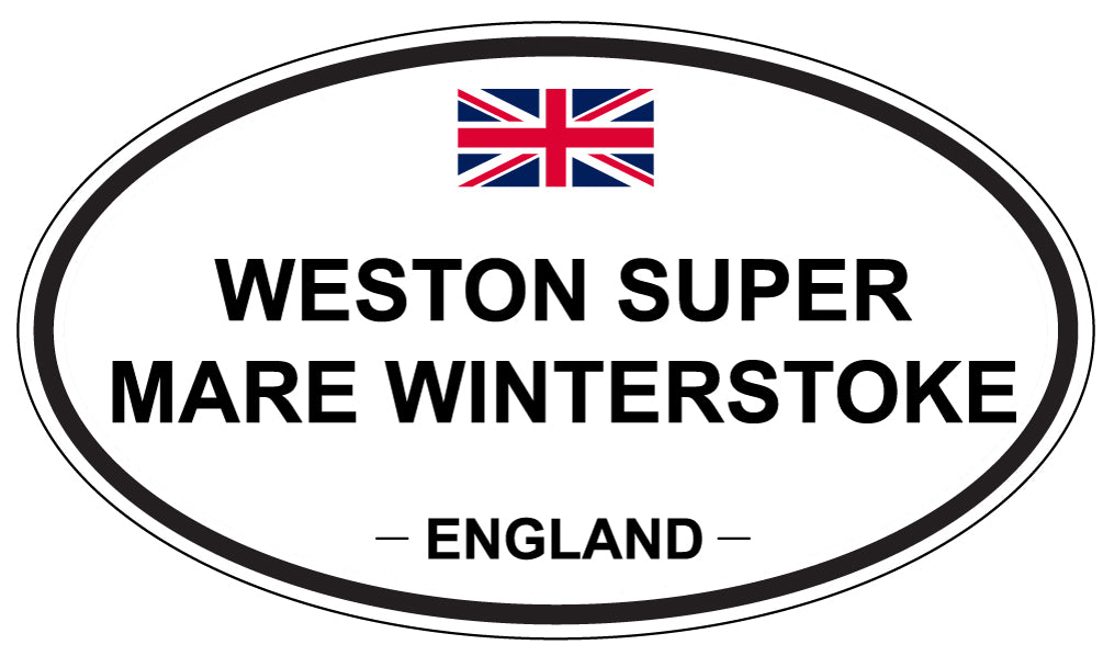 WESTON SUPER MARE WINTERSTOKE, England - Oval Magnet