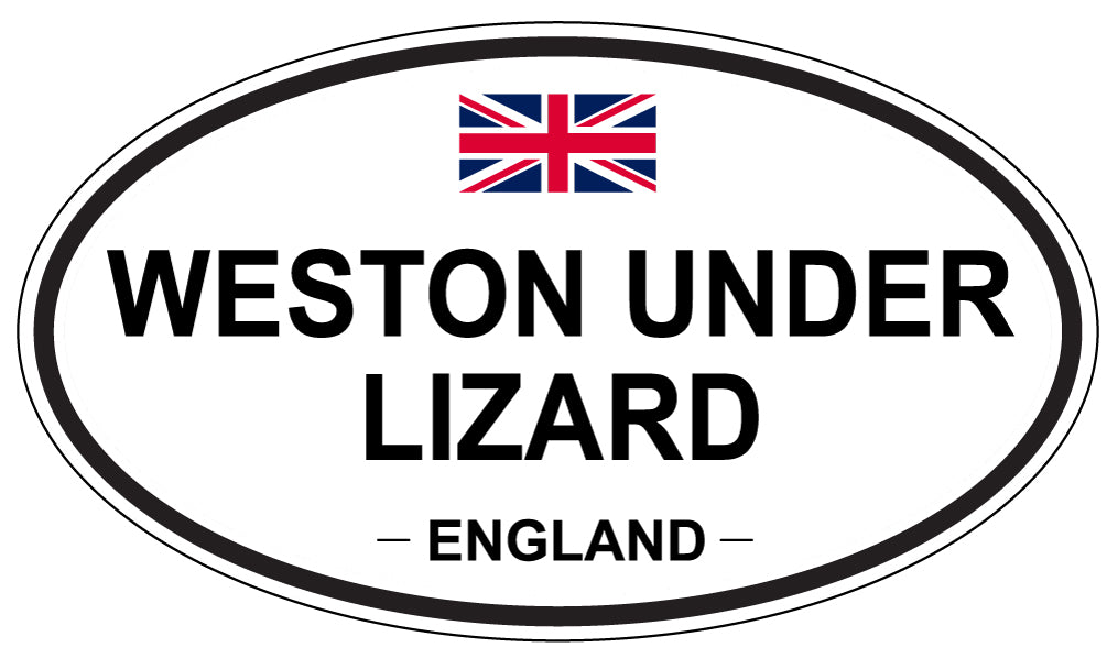 WESTON UNDER LIZARD, England - Oval Magnet